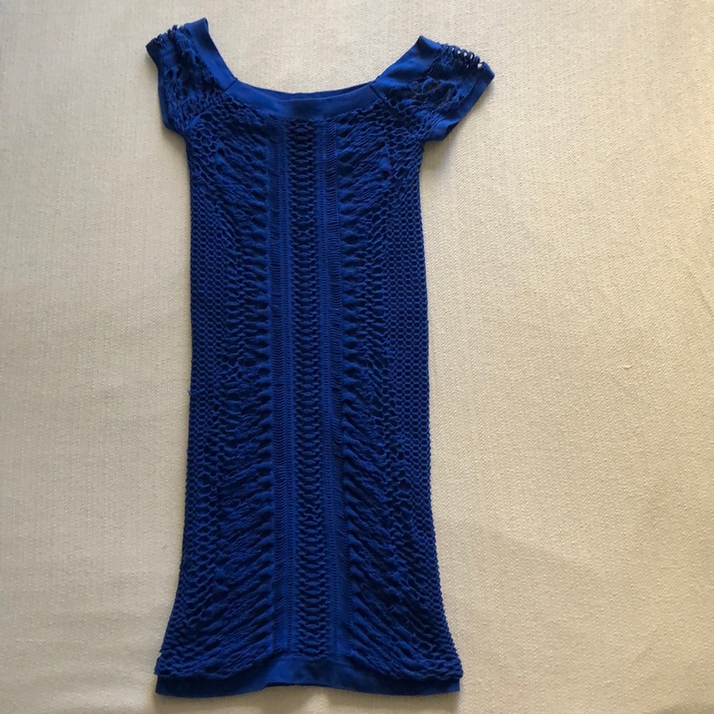 Bebe Blue Bodycon Dress